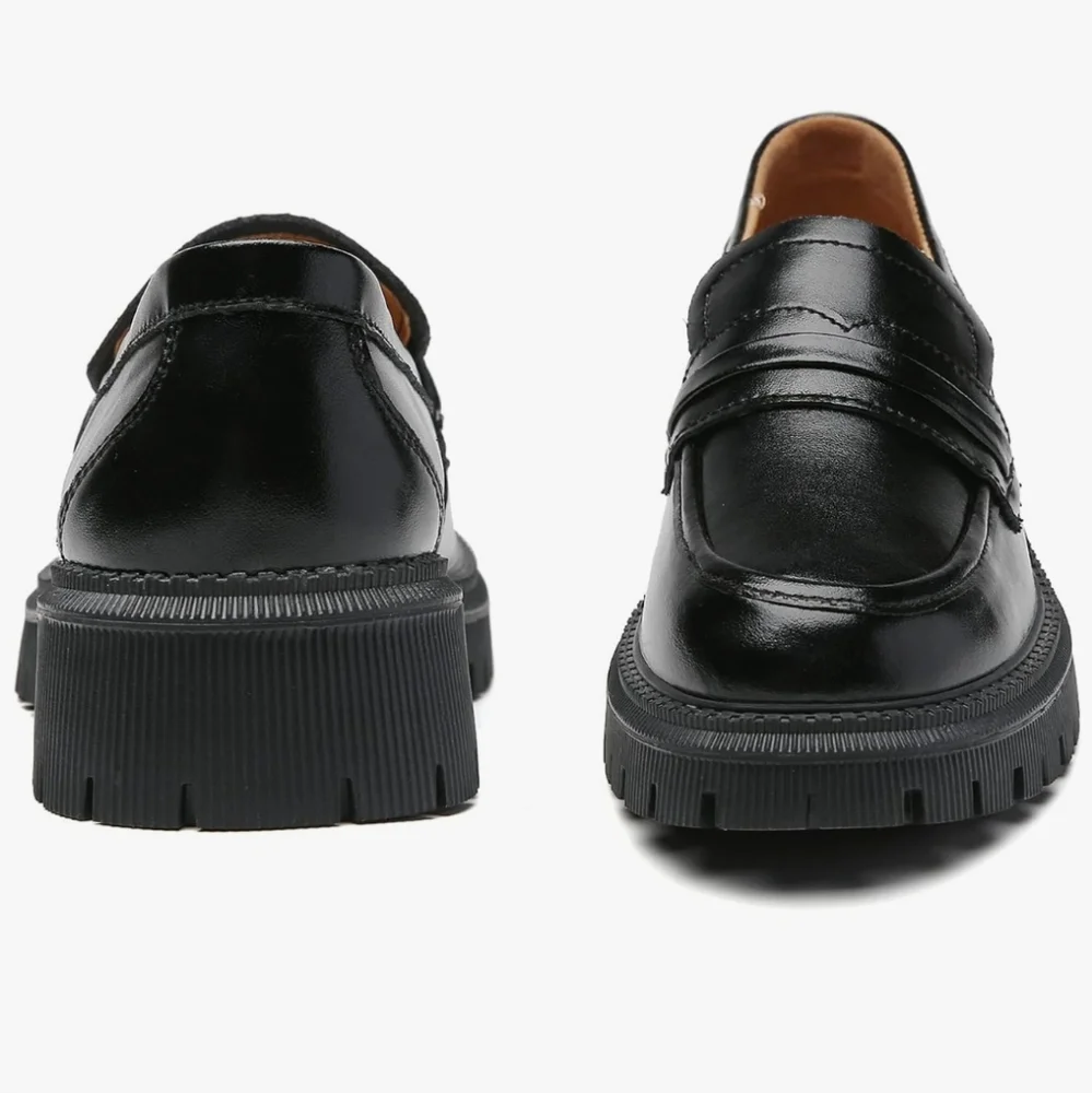 Black Chunky Loafer - Picture 2 of 11